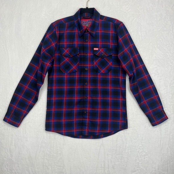 Dixxon Flannel Company Other - Dixxon Flannel Hometown Long Sleeve Shirt Mens S Red Blue Black Plaid Button Dwn